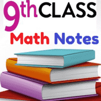 Math 9th Class Notes in pdf free download